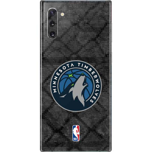 NBA Minnesota Timberwolves Dark Rust Galaxy Note 10 Skin
